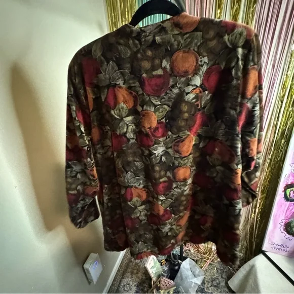 SOLD - Fruit Velour Blazer - Picture 4 of 4